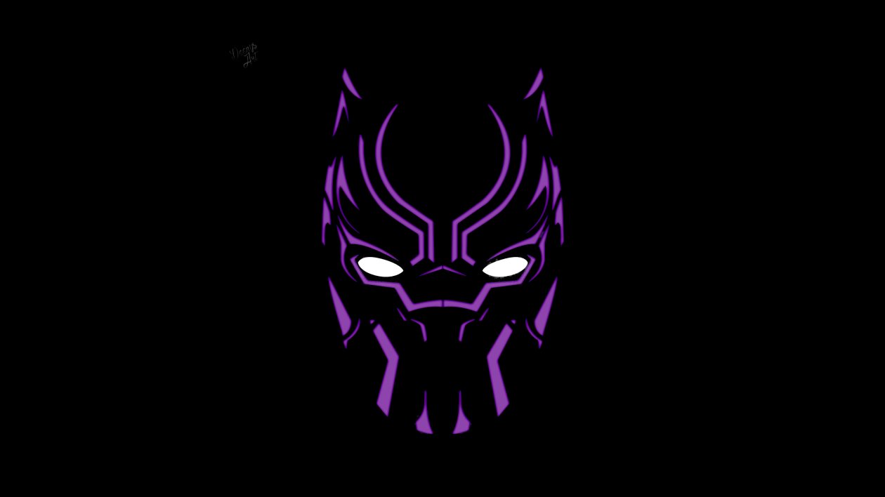 Black Panther Illustration 4k Artwork
