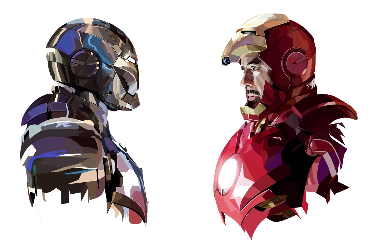 Tony Stark Iron Man Art