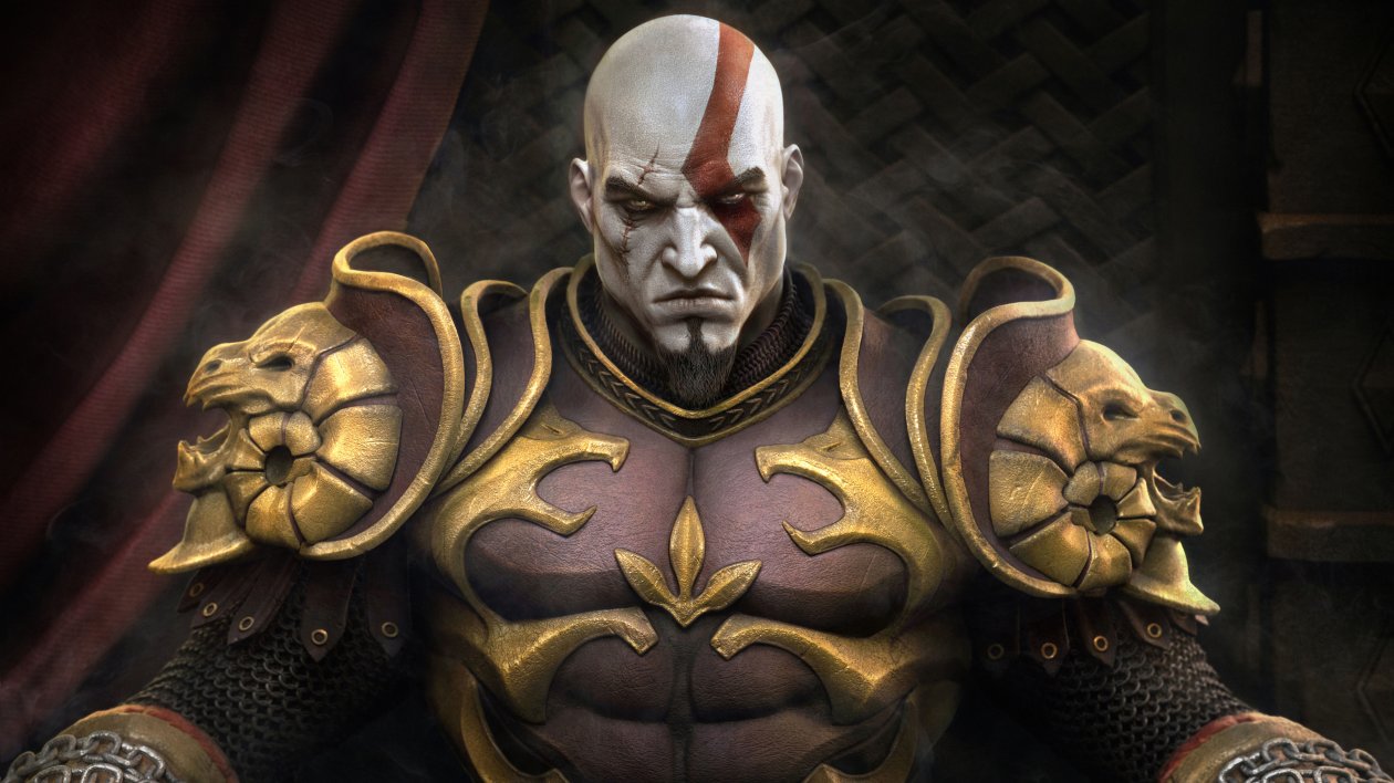 Kratos Throne God Of War