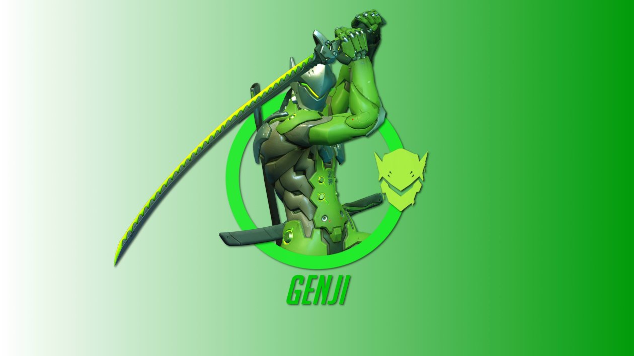Genji Overwatch Hero 4k