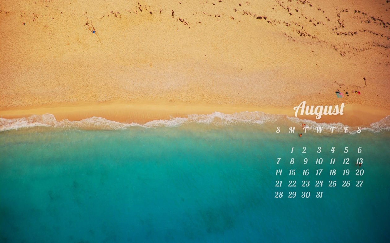 August Calendar 2016