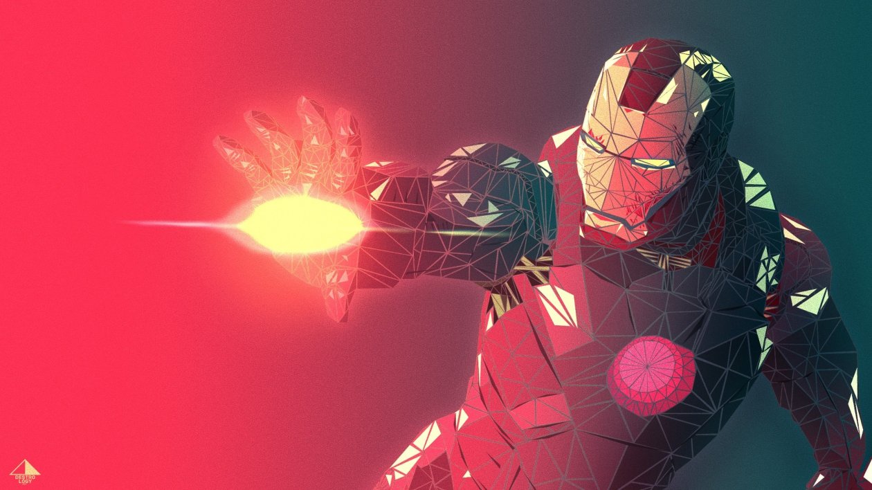 Iron Man Abstract