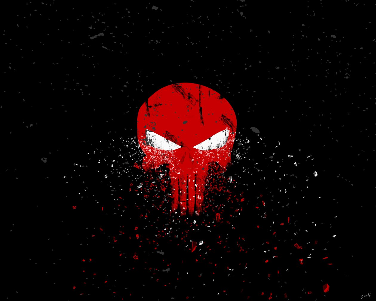 Punisher Logo 4k