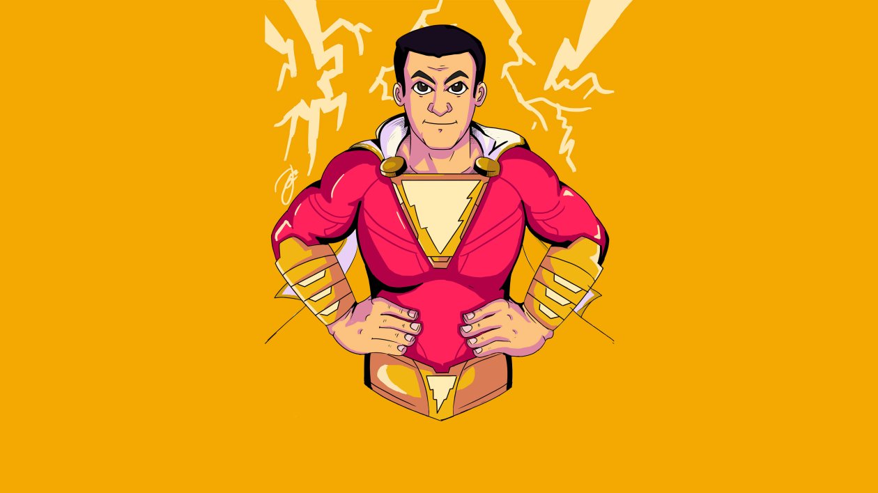 Zachary Levi Shazam Movie 4k Art