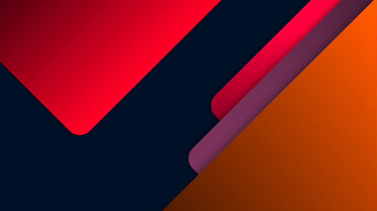 Material Red Orange Colors 8k