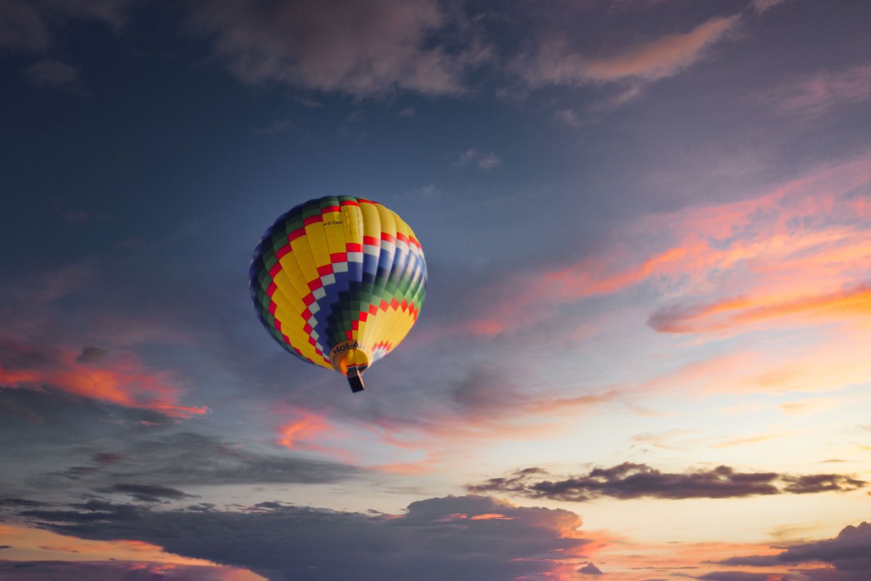 Hot Air Balloon Sky 5k