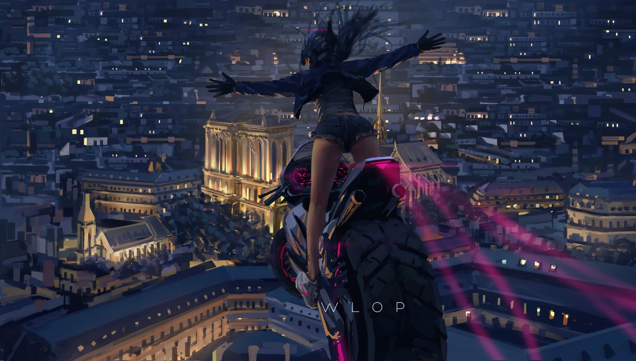Girl On Bike 4k 2020