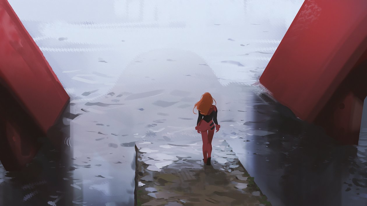 Evangelion Asuka 4k