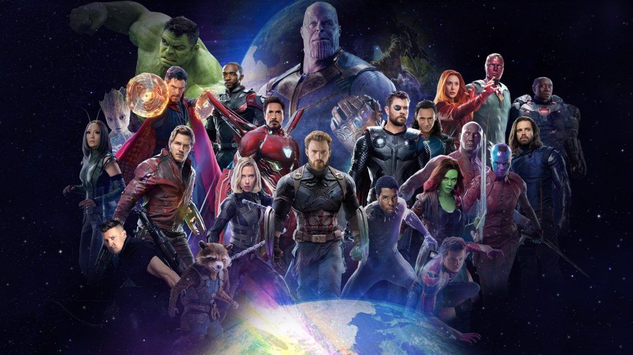Avengers Infinity War 2018 All Characters Poster