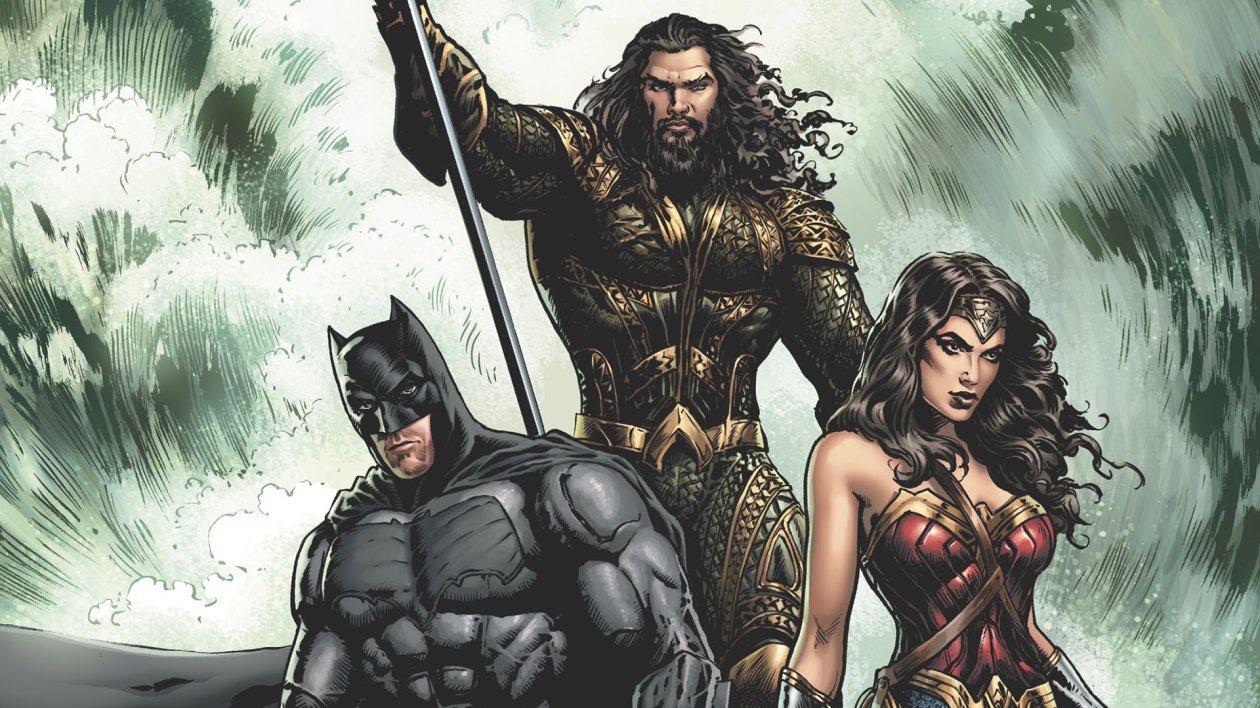 Justice League Aquaman Batman Wonder Woman Artwork