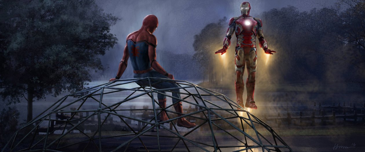Iron Man And Spiderman 5k Artwork