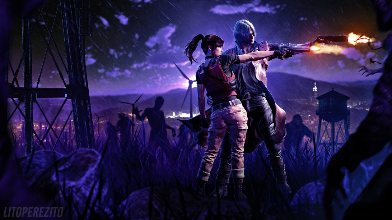 Resident Evil Devil May Cry 5 5k