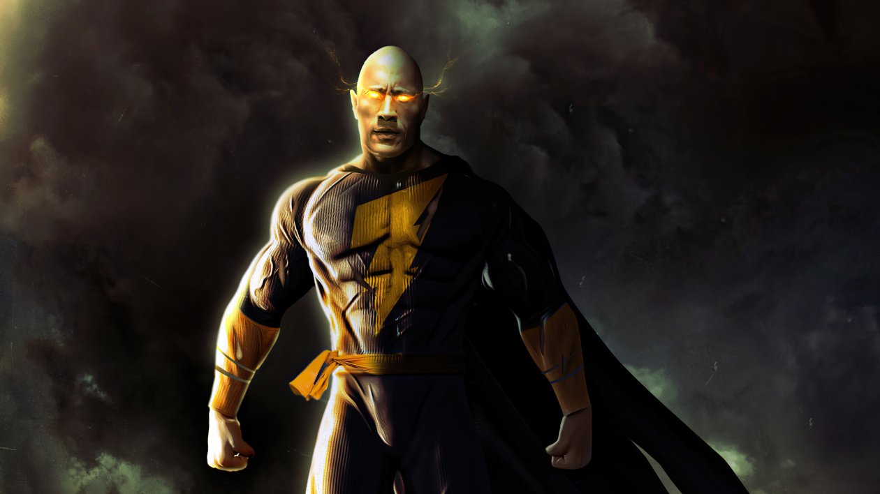 4k Black Adam Rock