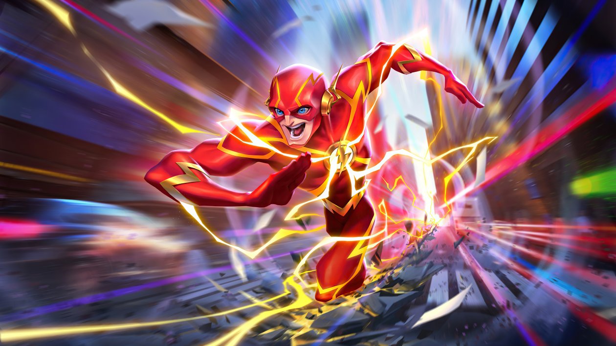 The Flash Anime Art 5k