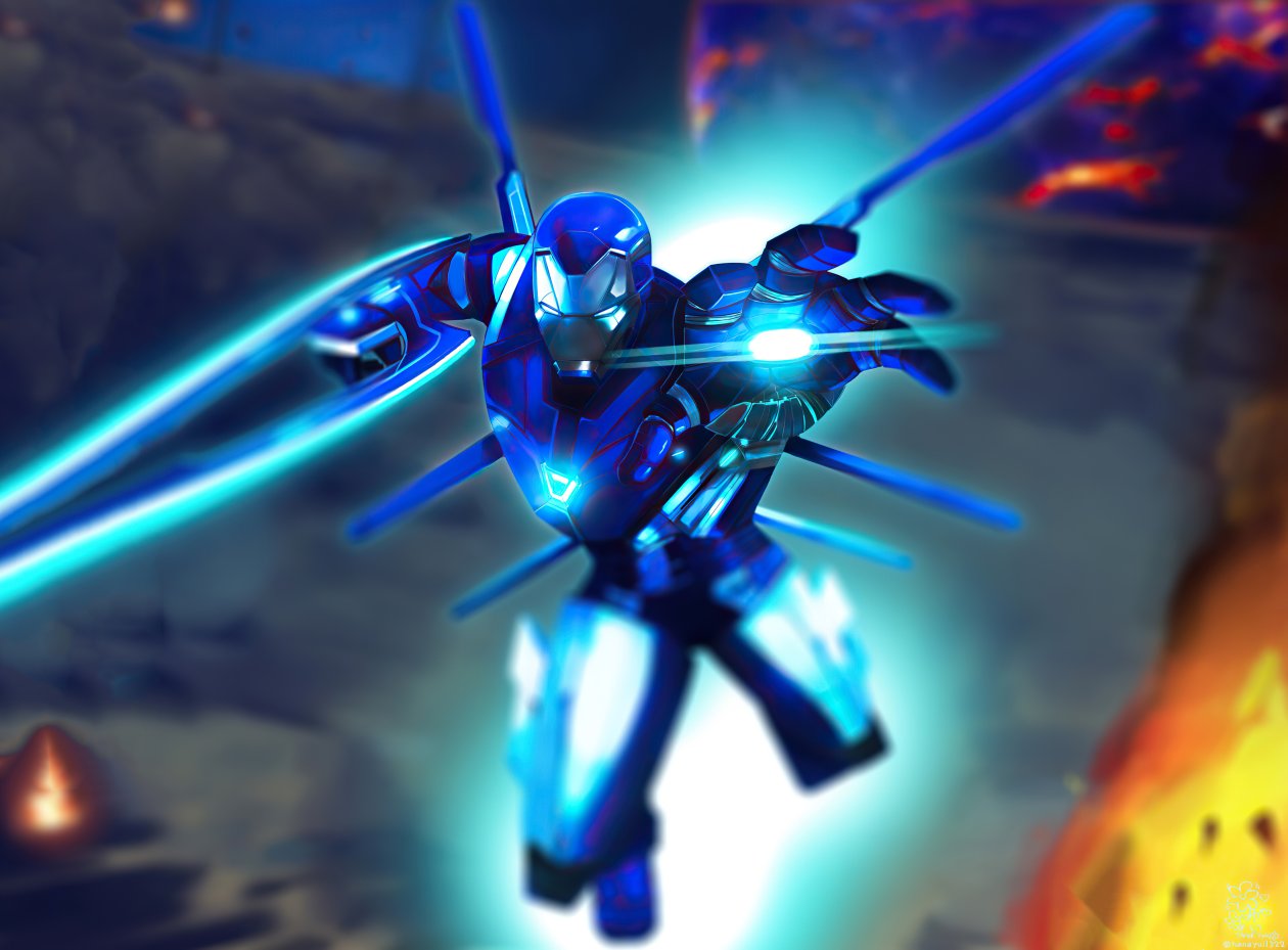 Iron Man Blue Suit