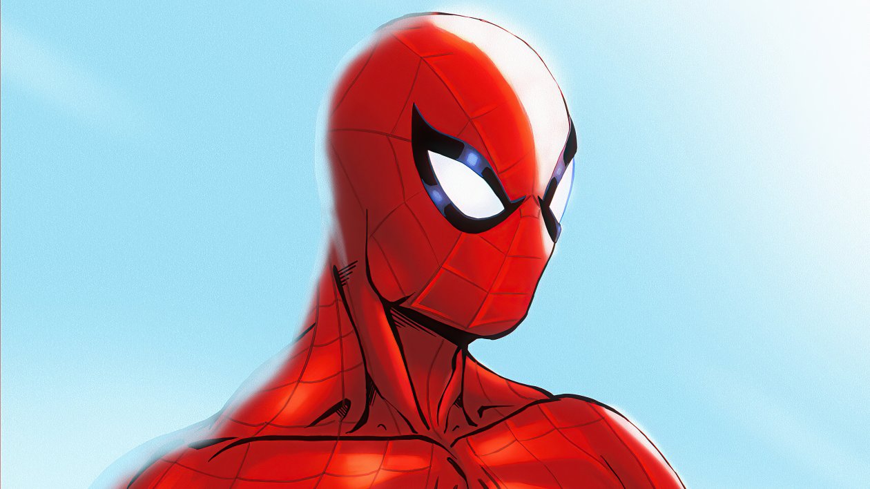 Red Suit Spiderman 4k