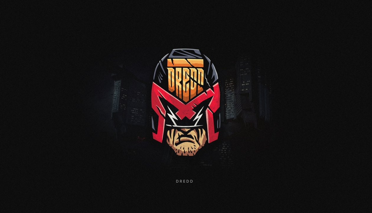 Dredd Superhero Minimal 4k