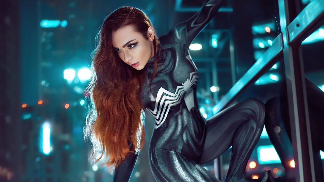 Venom Girl Cosplay 5k