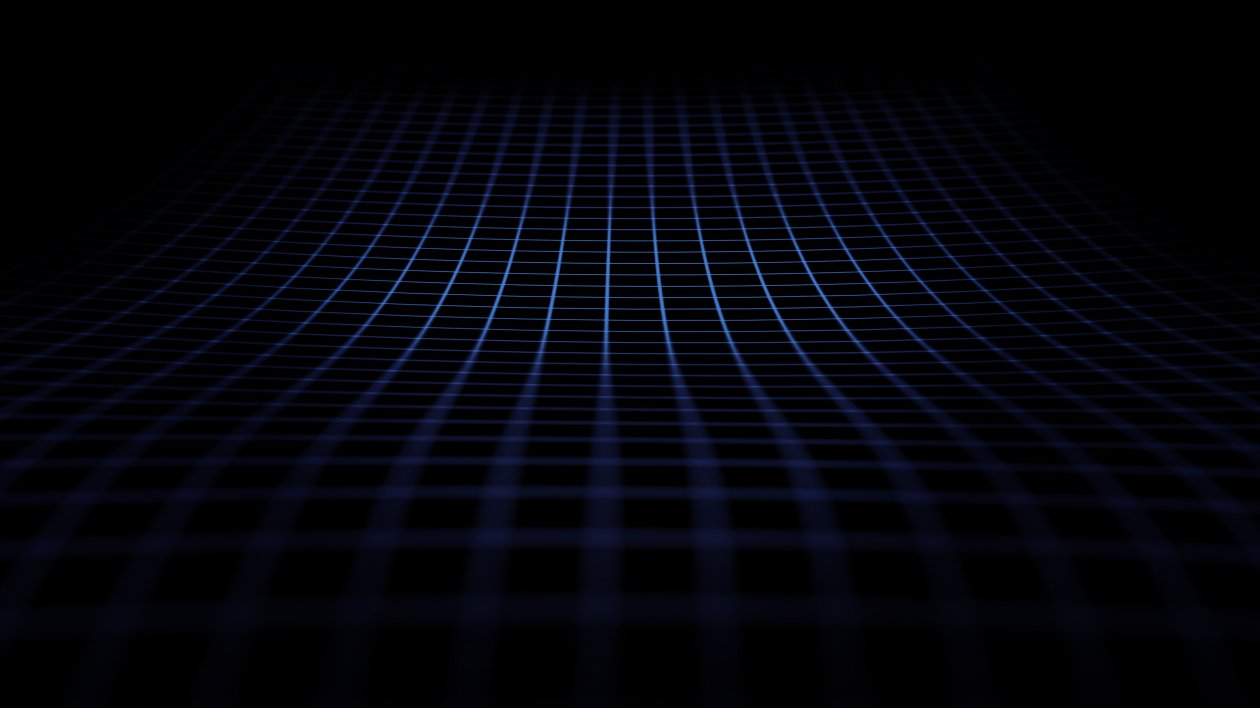 Blue Grid Waves