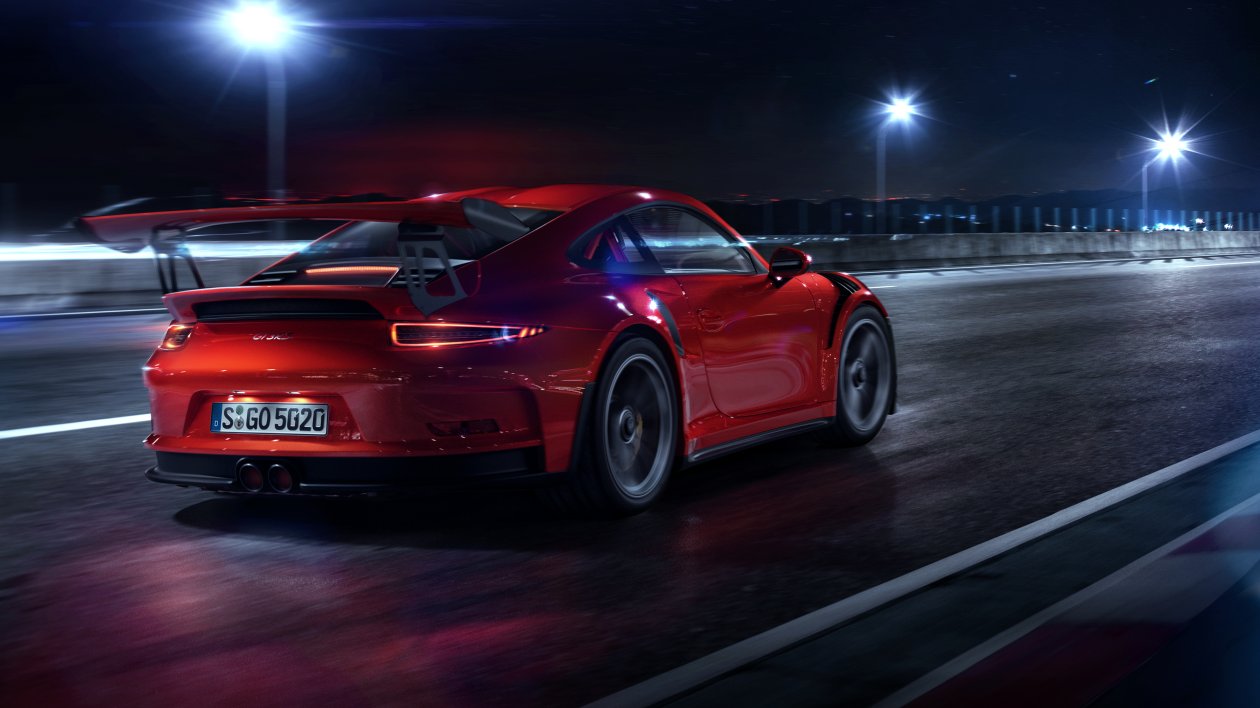 PORSCHE GT3 RS CGI Rear