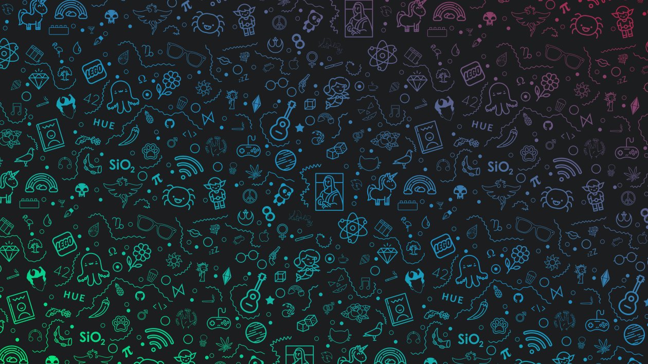 Sketches Gradients Icons Logo 4k