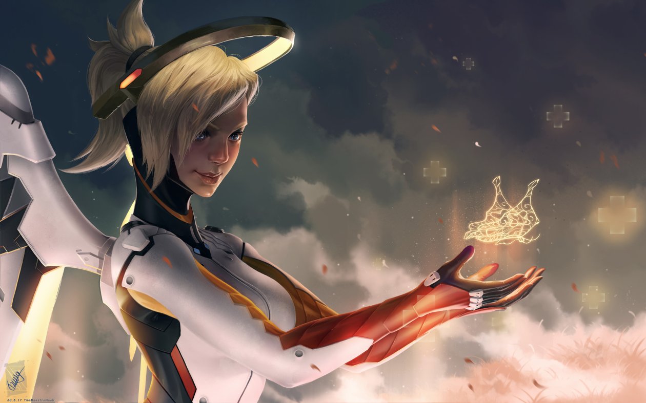 Mercy Overwatch Game Artworks