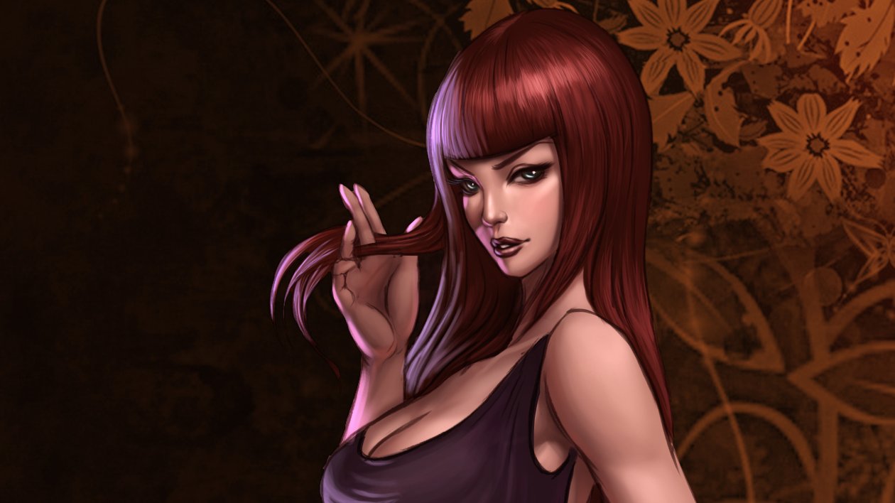 Redhead Painting