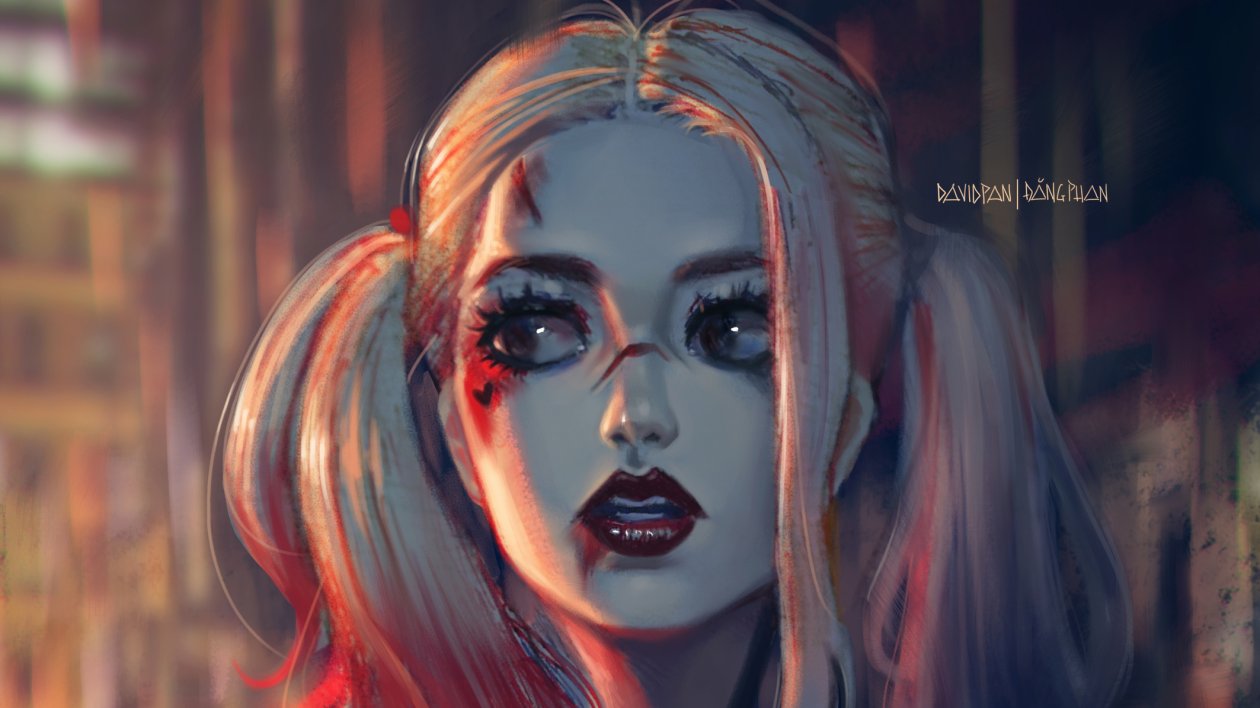 Harley Quinn Sketch Artwork