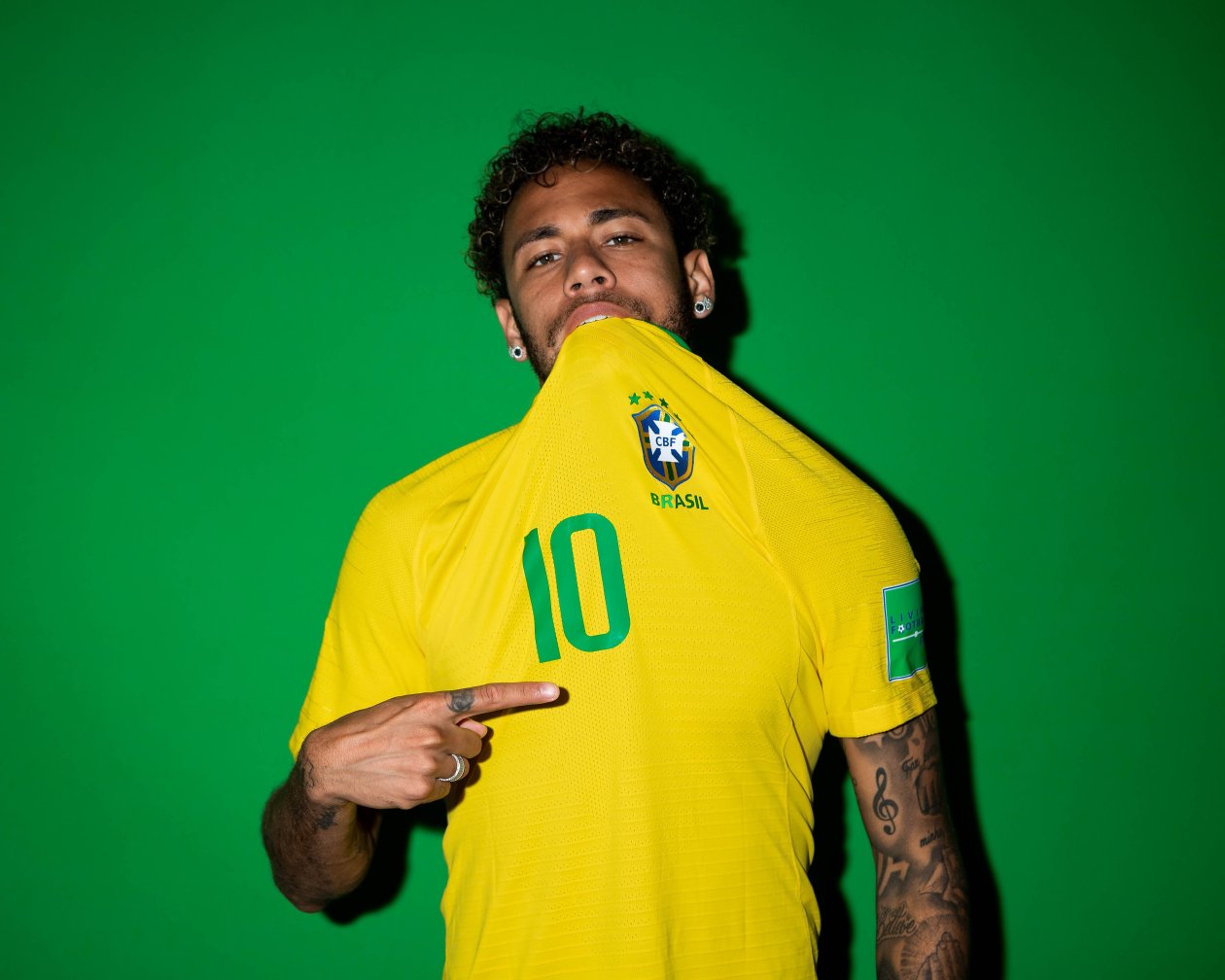 Neymar Jr Brazil Portraits 2018