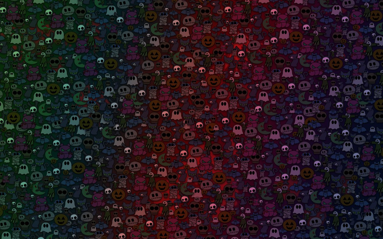 Scary Ghosts Abstract