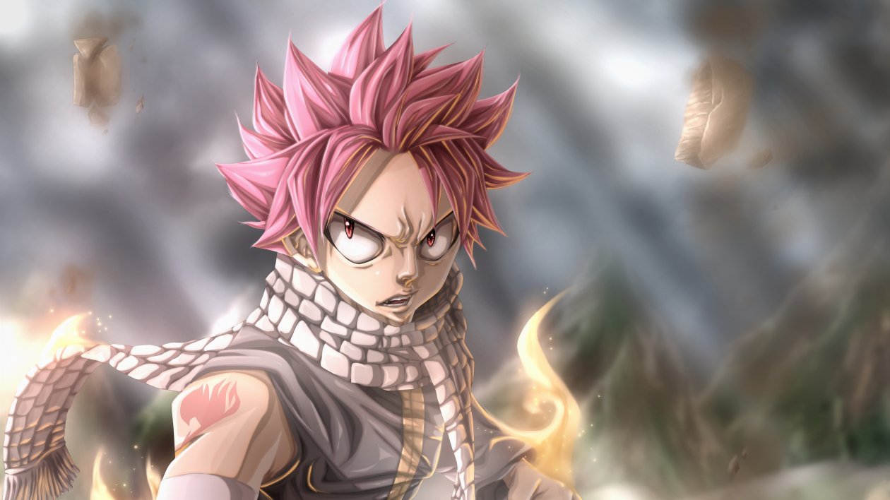Natsu Fairy Tail Anime 4k