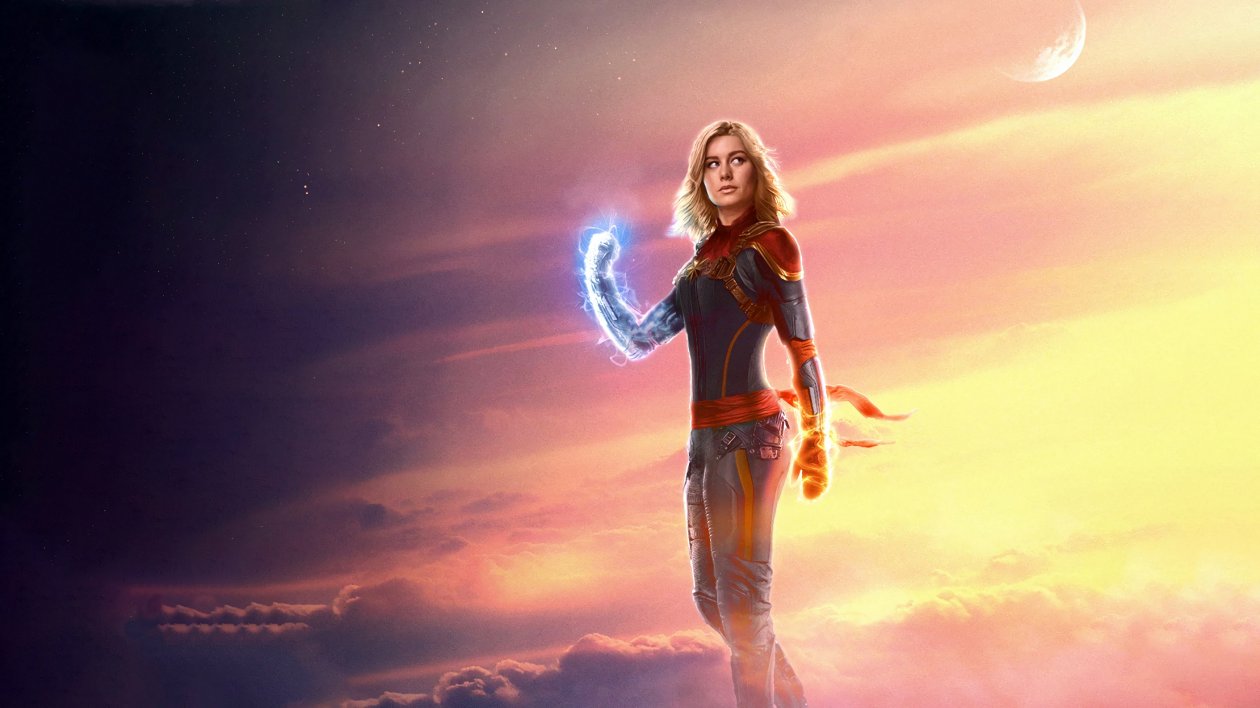 Captain Marvel Brie Larson 5k