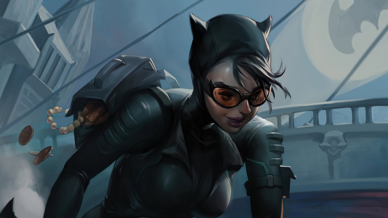 Catwoman On Bike