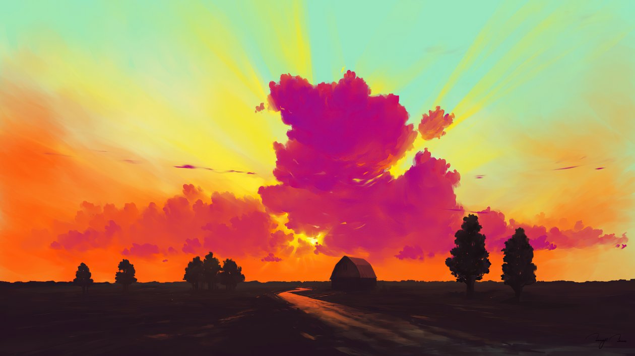 Evening Hue 4k