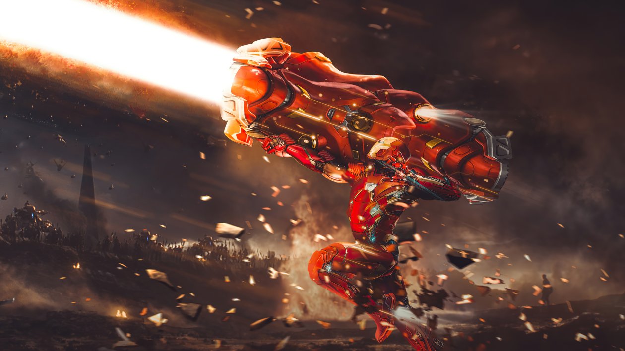 Iron Man Proton Cannon 4k