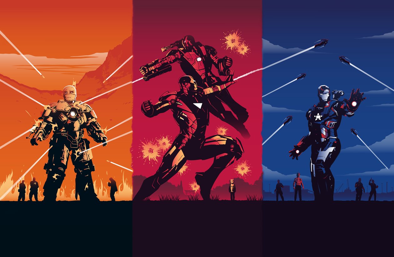 Iron Man 4k Poster Art