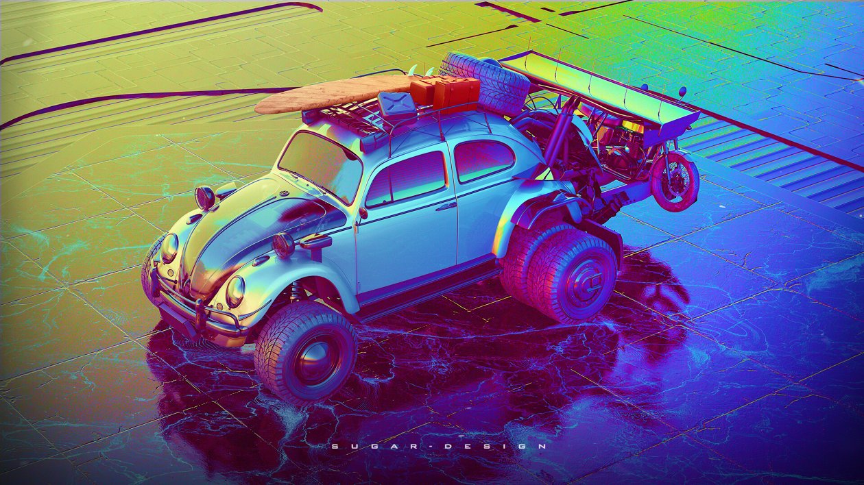 Pubg Buggy Art 4k