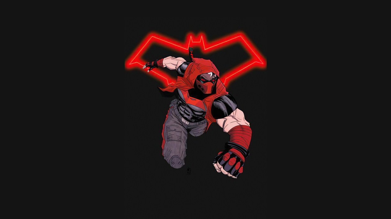 Jason Todd Red Hood Minimal 4k