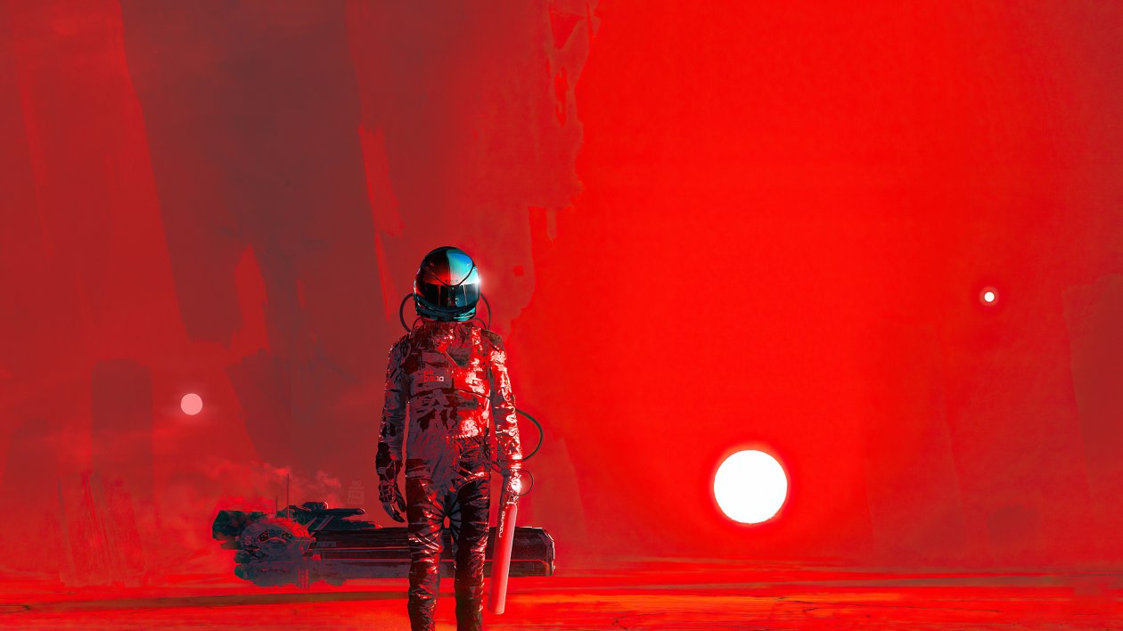 Iron Red Scifi 4k