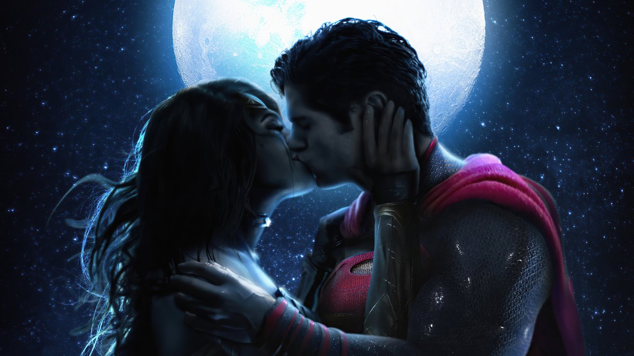 Superman Wonder Woman In Love