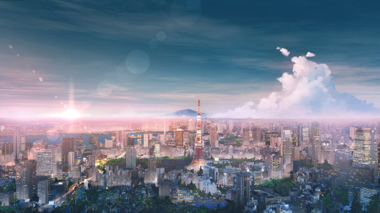 Tokyo Cityscape Anime 4k