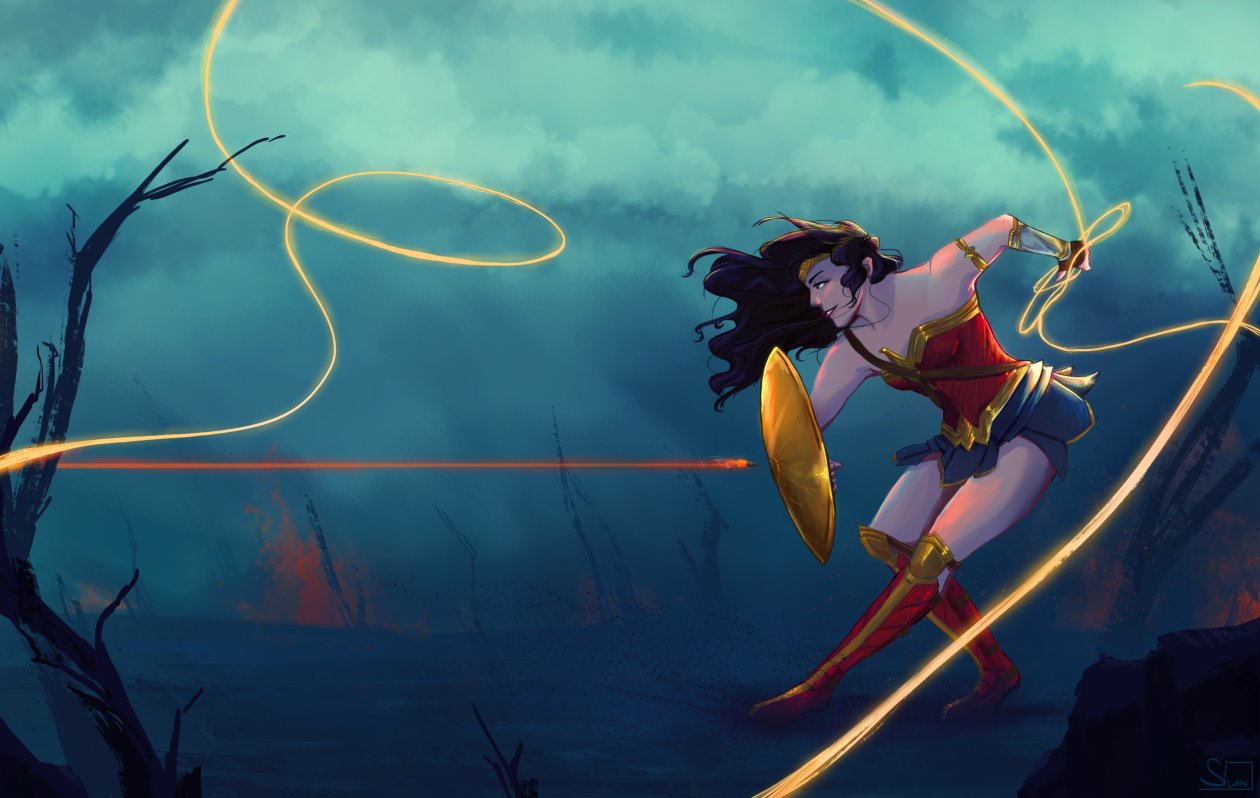 Artwork Of Wonder Woman