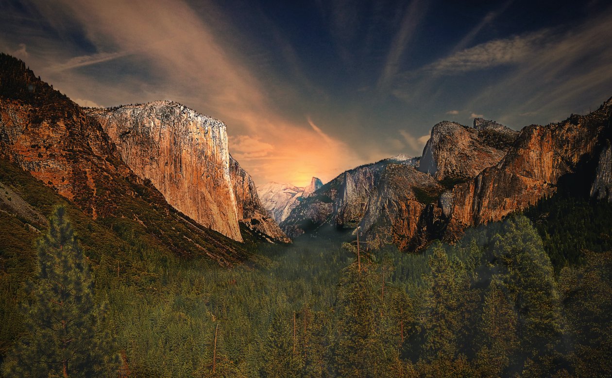 Gorgeous Yosemite Valley El Captain 4k