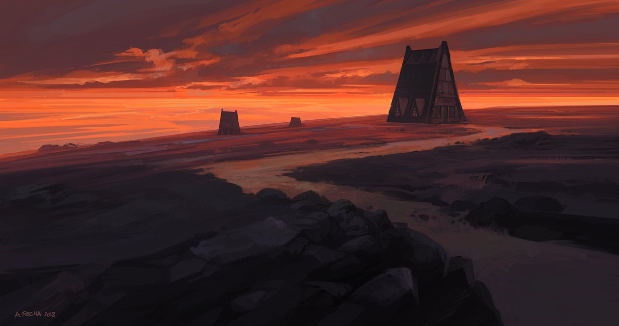 Dwellings Fantasy Digital Art