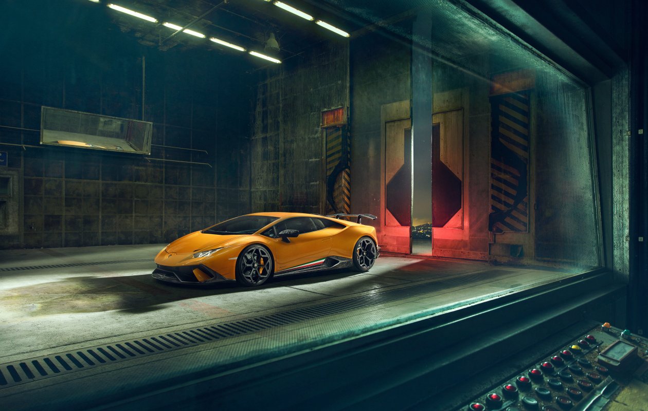 Novitec Lamborghi Huracan Perfomante 2018 Side VIew 4k