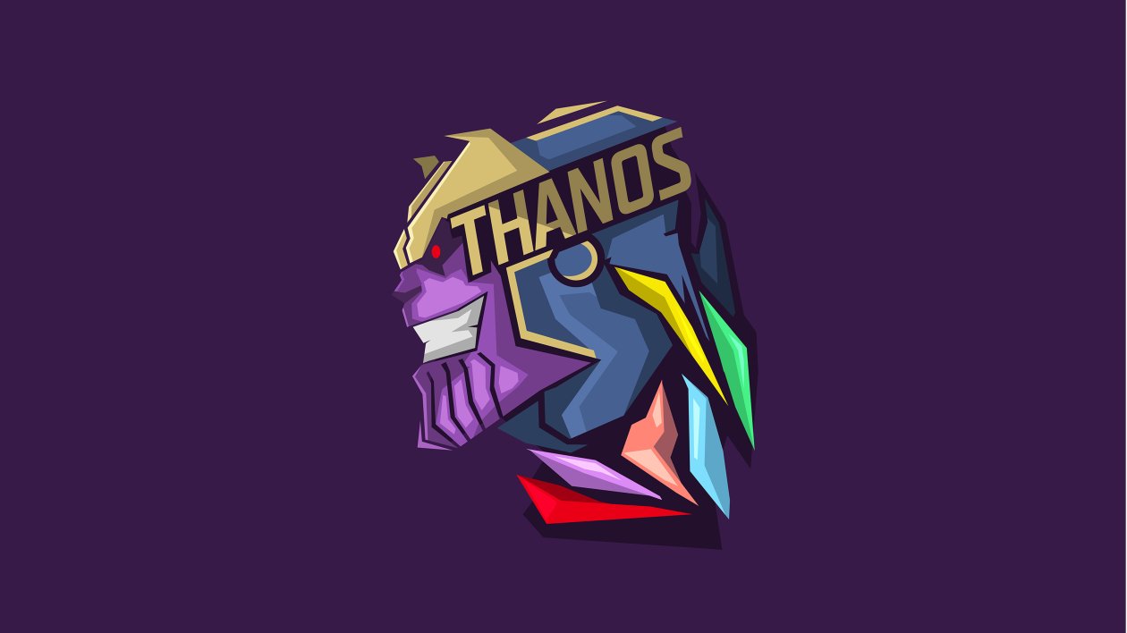 Thanos Minimalism 8k