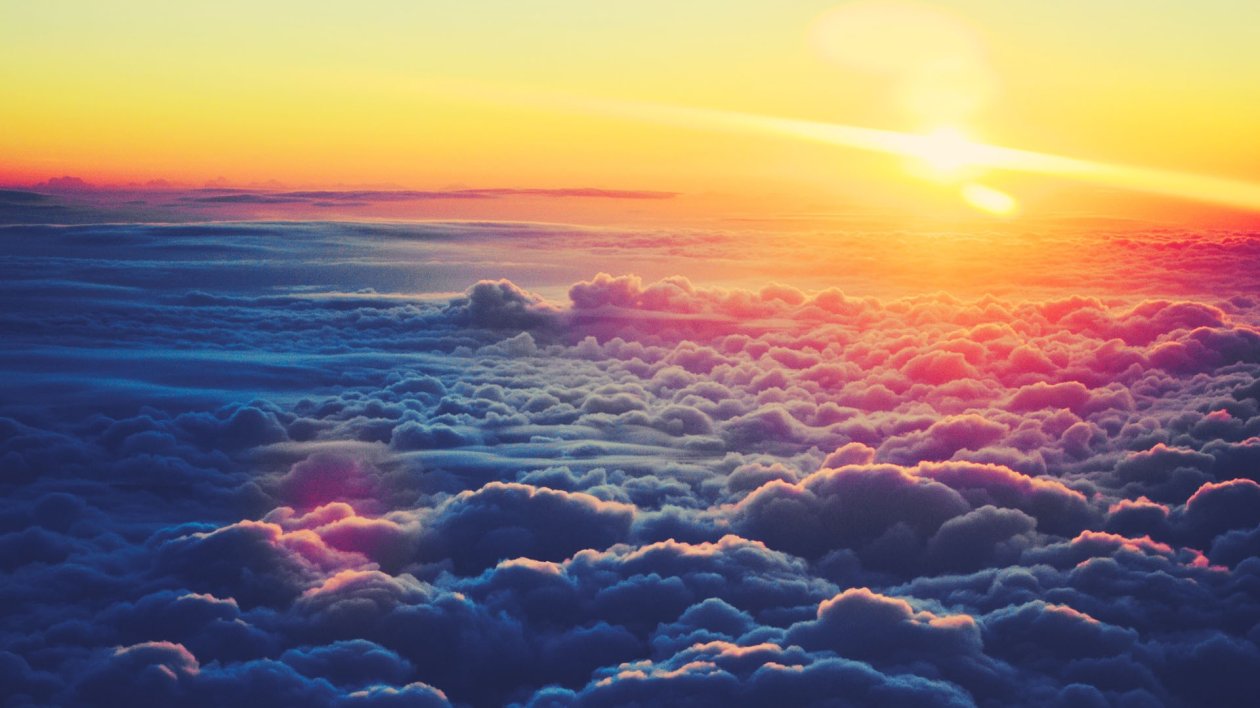 Sky Clouds View From Top