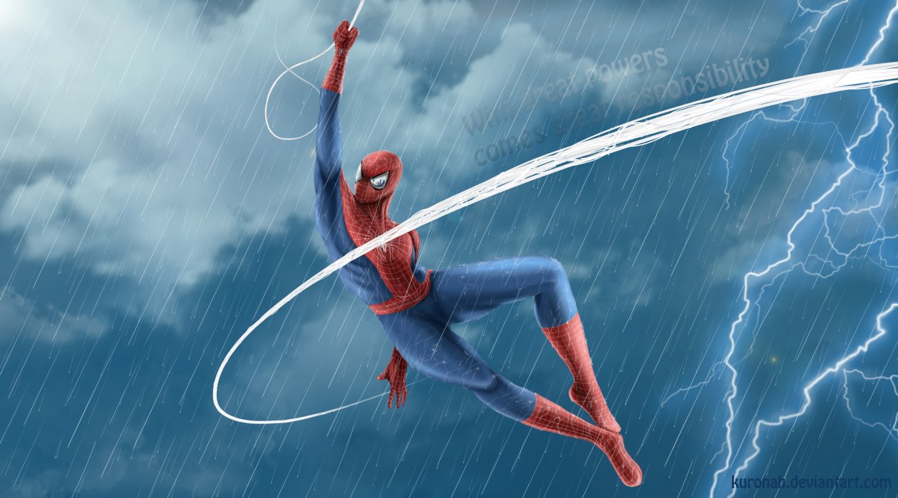 Spiderman Web 4k