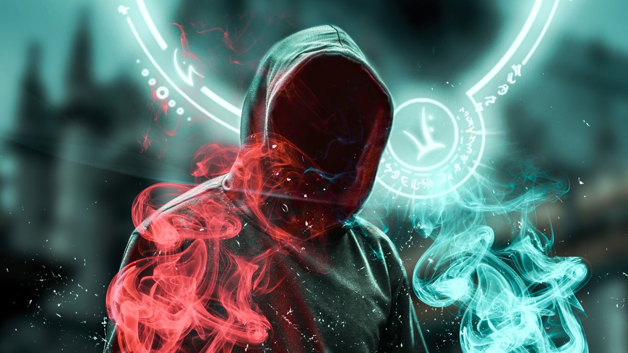 Anonymus Guy Magic Powers 4k
