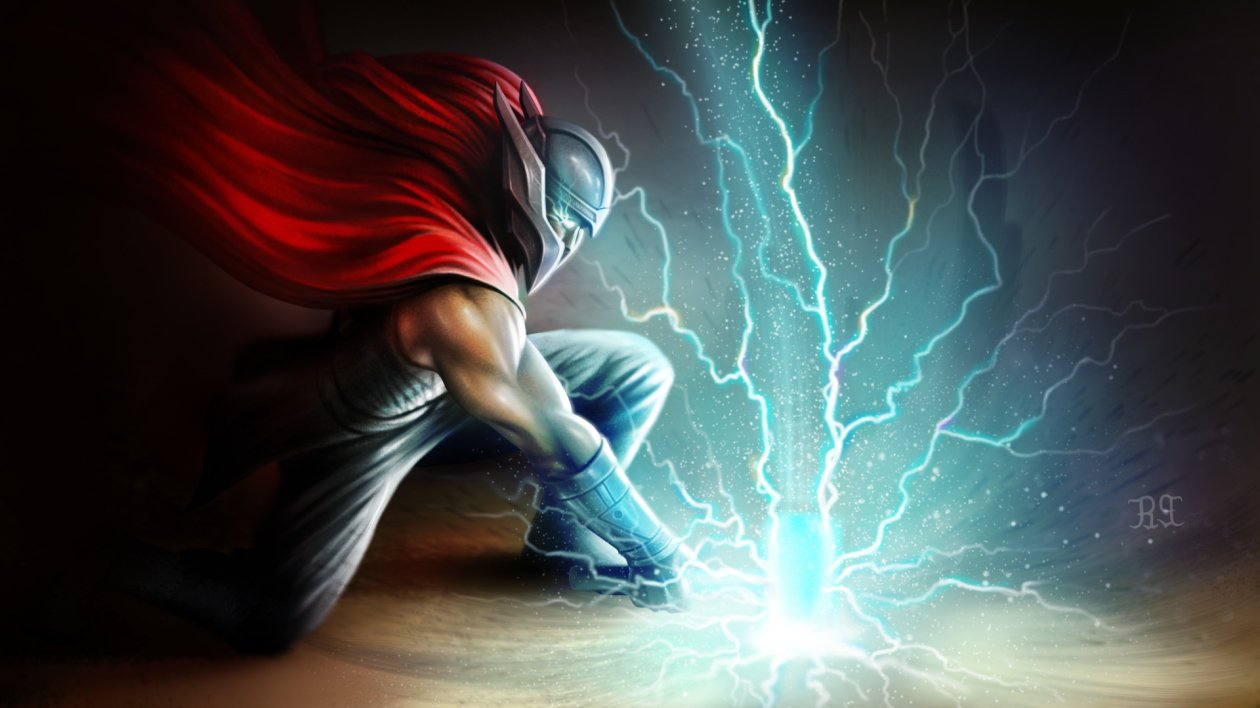 Thor Thunder Hammer Art